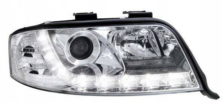 Audi A6 CHROM DAYLIGHT-strålkastare