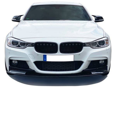 FRÄMRE STÖDPLÅT BMW F30 F31 11-18 TECH SVART