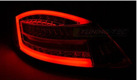 Porsche boxster 05-08 röd rök led lampor