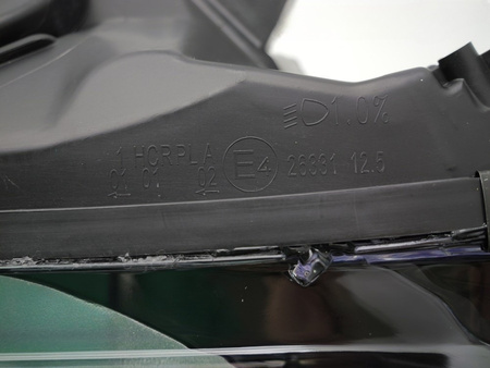 Svart vänster strålkastare för Renault Captur I