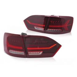 RÖDA LED BAR diodlampor för VW Jetta VI 11-14