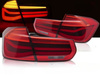 LED-bakljus för BMW F30 11-18 LED bar seq röd