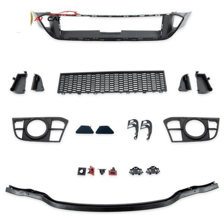 FRÄMRE STÖTFÅNGARE DELAR BMW F10 13-17 LCI M-TECH