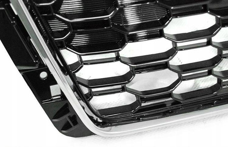 Audi A4 B9 15-19r Rs4 Style Krom BLK frontgrill