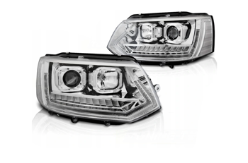 Lampor Vw T5 2010-2015 Led Rör Krom T6 Look Dts