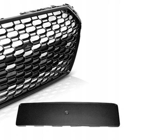 GRILL ATRAPA SPORT BLACK för AUDI A4 B9 15-19