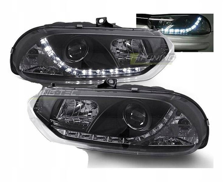 Strålkastare Alfa Romeo 156 97-03 dagsljus svart !