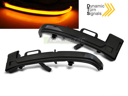 Sidoblinkers i speglarna nya SIDORIKTNING I SPEGEL SMOKE LED SEQ passar PEUGEOT 308 13-