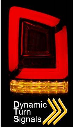 LED-lampor vw t5 03-09 röd rök full led dts