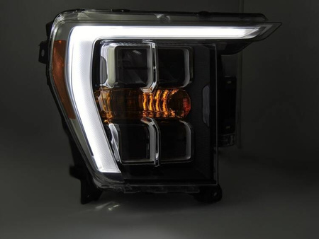 Svarta LED-strålkastare för Ford F150 MK14 20-23
