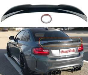 BAKLUCKESPOILER BMW F22 F23 LOOK M4 BLANK SVART