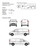 Cruz Mercedes Vito L3H1 w639 takplattform för bagage