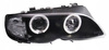 Strålkastare BMW E46 RINGI BLACK Seda strålkastare