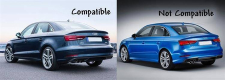 DYFUZOR AUDI A3 8V SEDAN/CABRIO (2016-2019)