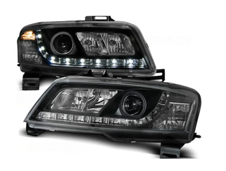 STRÅLKASTARE FIAT STILO 01-08 DAGSLJUS SVART