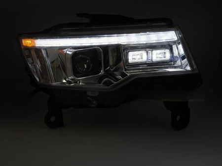 LED-kromlampor för Jeep Grand Cherokee WK 14-21