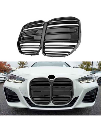 FRONTGRILL BMW 4 G22 G23 RADIOTOR BLANK SVART