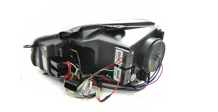 Lampor Vw Golf Vi 6 08-12 U-typ Svart Röd Linje Drl