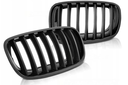 Frontgrill BMW X5 E70 X6 E71 08 BLACK GLASS/MA