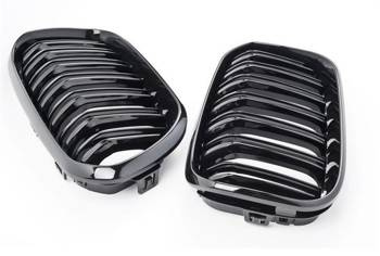 GRILL (NJURAR) BMW F20 F21 15- LCI SVART GLANS M1
