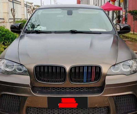 SPEGELSKÄLL BMW X5 E70 X6 E71 GLANS SVART