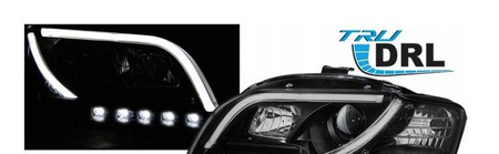 Strålkastare Audi A4 B7 04-08 Rör Bl