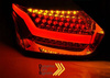 Nya FORD FOCUS 3 15-18 HB SMOKE DTS LED diodlampor