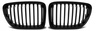 Front njurgrill matt svart för Bmw X1 E84 09-12
