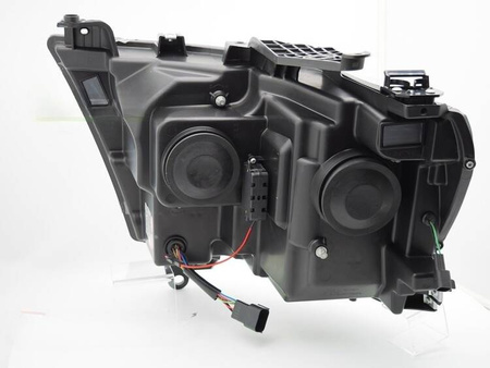 Svarta LED-strålkastare till Dodge Ram 19-22