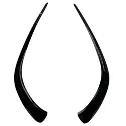 FRONTSPLITTER MERCEDES C118 CLA BLANK SVART