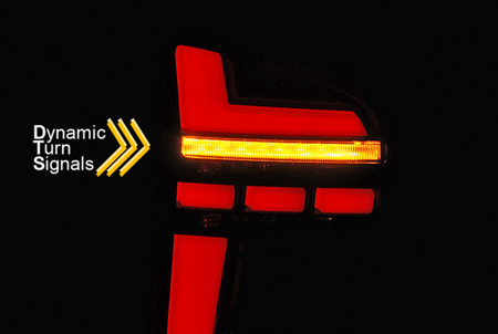 LED BAKLYKTOR RÖD VIT SEQ VW T6 15-19 OEM GLÖDLAMPA