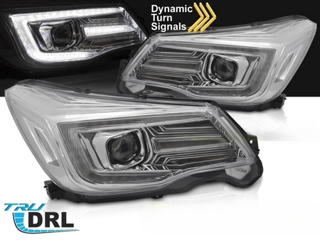 LED-strålkastare i krom till Subaru Forester IV