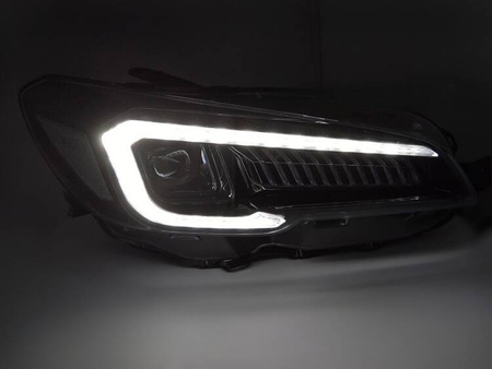 Strålkastare full LED svart för Subaru WRX