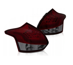 Ford Focus 3 11-14 Hb Röd Rök Led Lampor