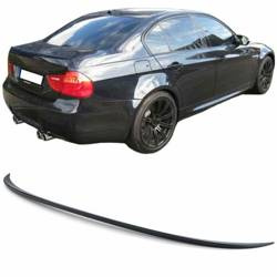 BAKLUCKESPOILER BMW E90 05-11 ABS MATT SVART M3