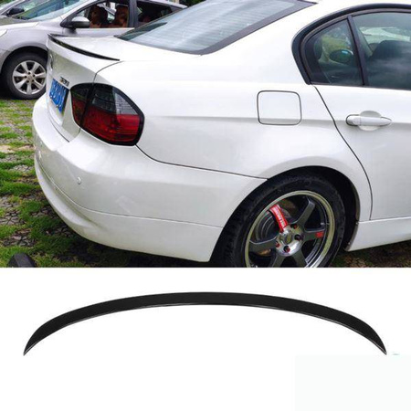 BAKLUCKA SPOILER BMW E90 05-11 ABS GLANSIG SVART M3