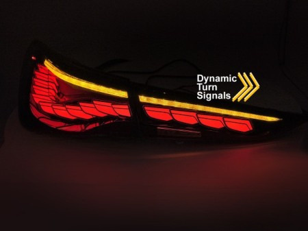 LED Smoke BMW G22 G23 bakljus (från 2020 och framåt) | Dynamisk indikator,