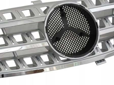 Frontgrill Mercedes W164 05-08 Silver Krom