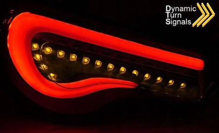 Röda LED-stångdiodlampor till Toyota gt86 12-21