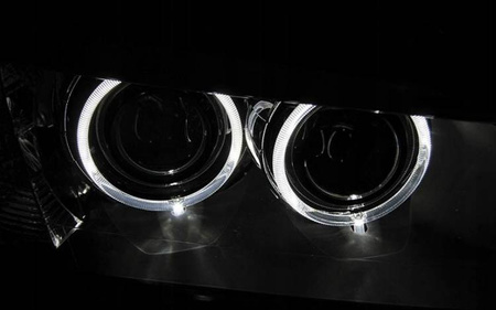 Framlyktor Bmw X3 F25 10-14 Svart Led