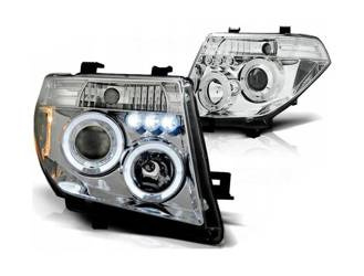 Lampor Nissan Navara D40 Pathfinder 05- Ringar Krom