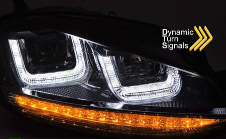 LAMPOR, STRÅLJUS, LED-RINGAR till VW GOLF 7 VII 13-17