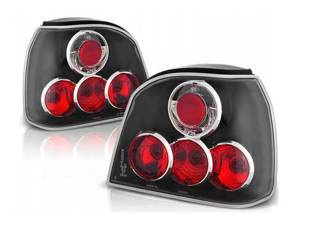 Baklyktor Vw Golf 3 Iii 91-97 Svart Lexus Style