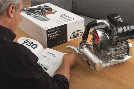 Porsche 911 TURBOMOTOR - motormodell för montering