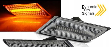 Dynamiska led-blinkers vita för vw t6 20-