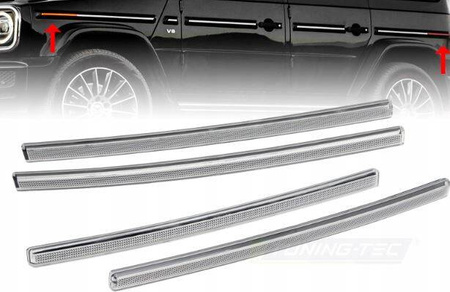 Reflekterande sidolister för Mercedes w464 18-