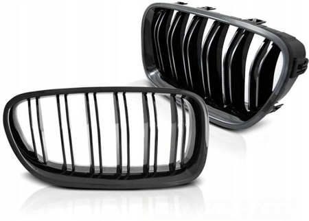 Sport njurgrill, blank svart, för BMW F10 F11