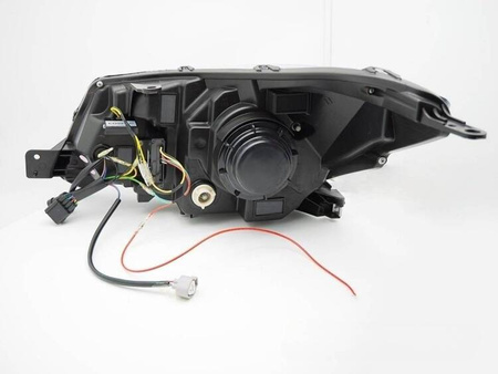 Svarta LED-strålkastare för Subaru Forester IV 13-18