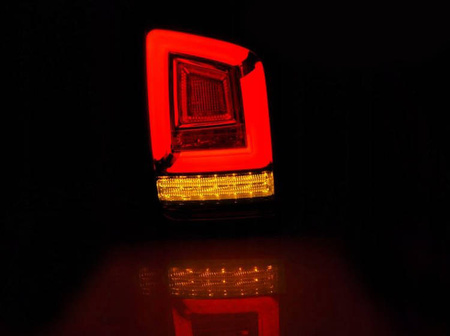 LED-lampor Vw T5 10-15 Röd Vit Full Led Dts