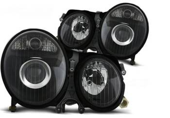 Strålkastare Mercedes W210 E-Klass 99-02 svart